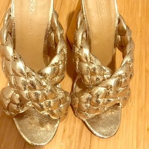 Asos Gold knot sandals